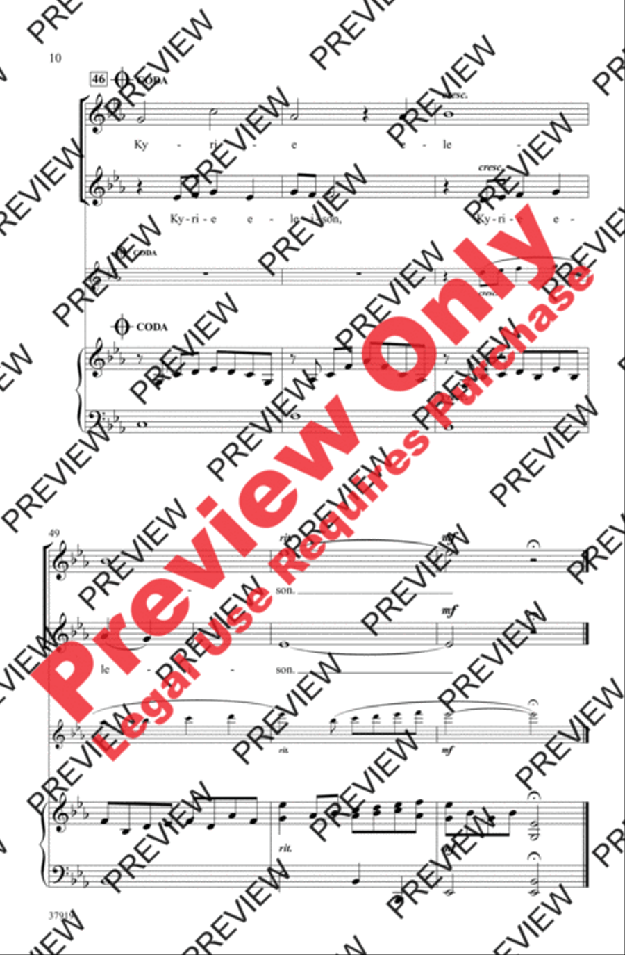 Kyrie Canon 2-Part scores gallery preview page 10