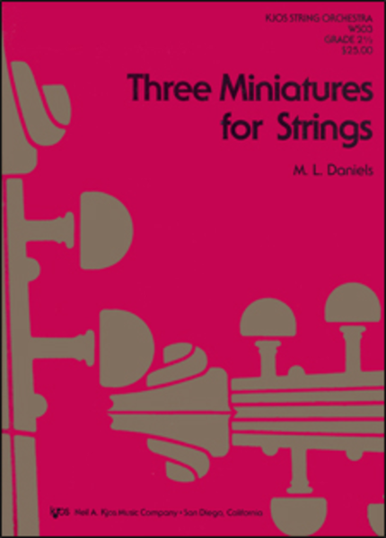 Three Miniatures For Strings image number null