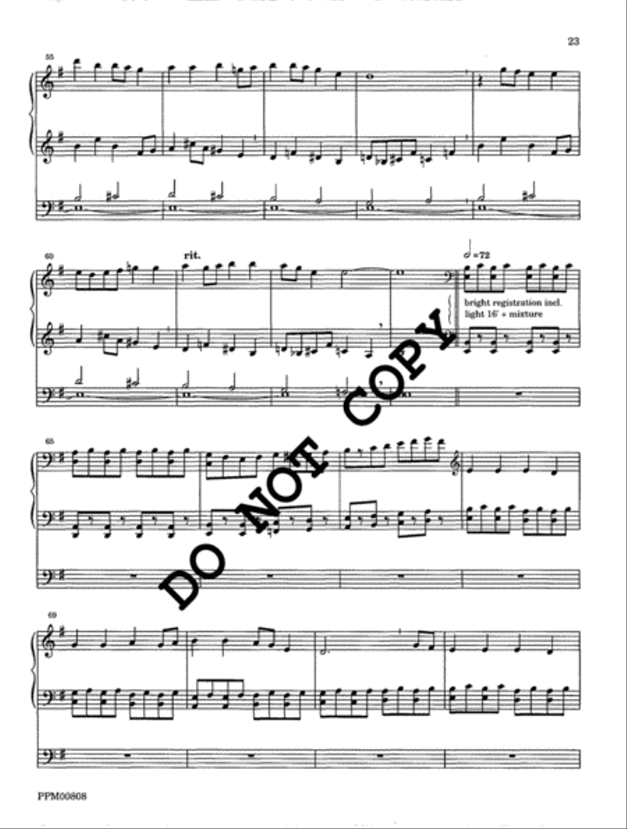 I Sing the Almighty Power of God: Organ Voluntaries on the Hymn Tunes of Ralph Vaughan Williams Volume I Organ scores gallery preview page 24