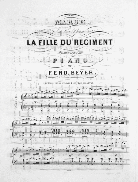 March in the Opera La Fille du Regimen