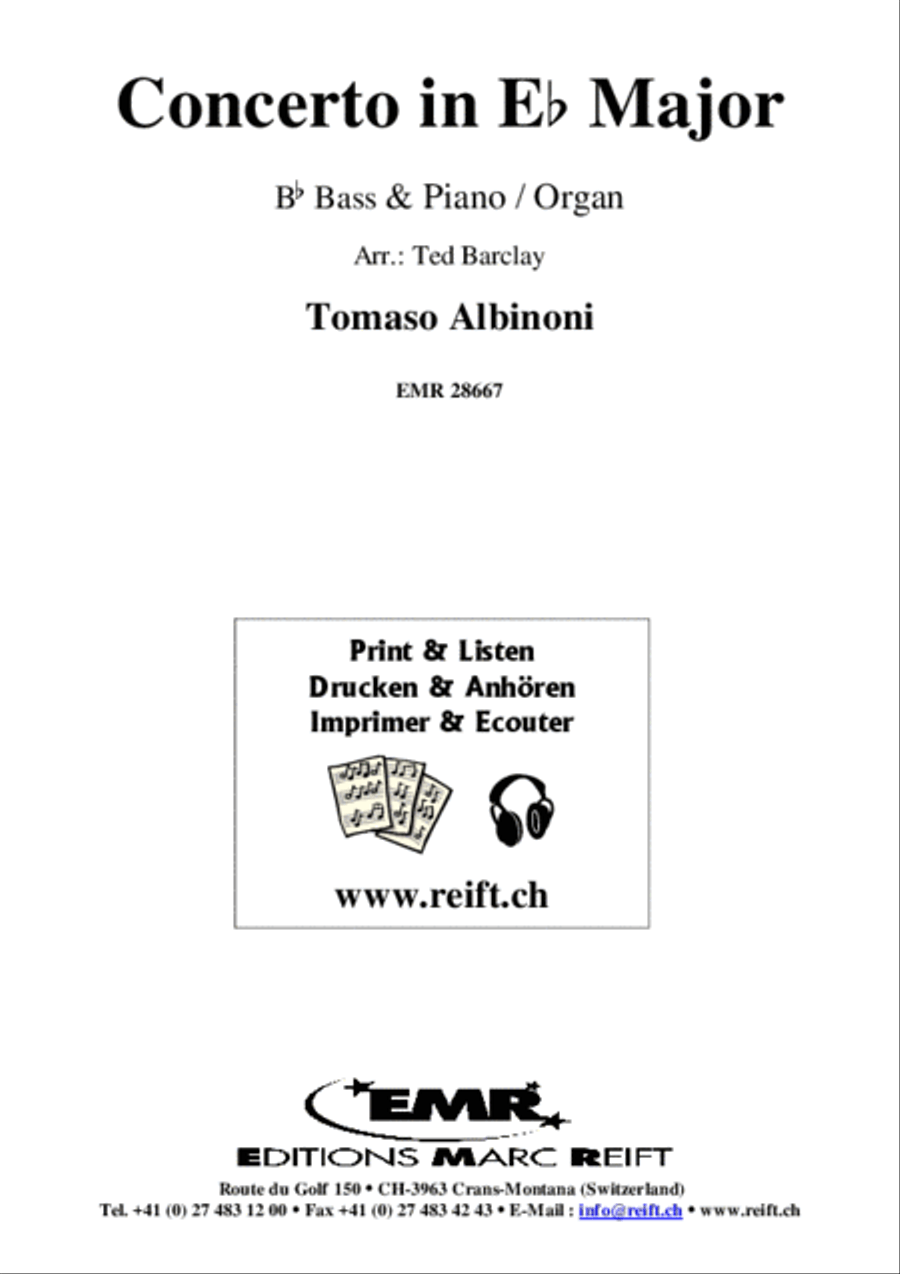 Concerto in Eb Major Organ scores gallery preview page 2