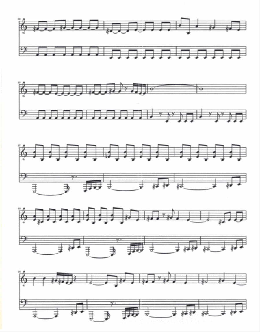 Don't Stop Believin' Easy Piano scores gallery preview page 4