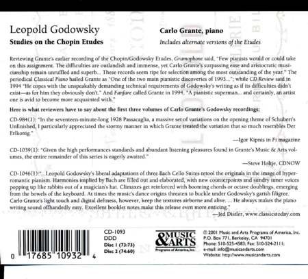 Volume 4: Godowsky Edition: Studies