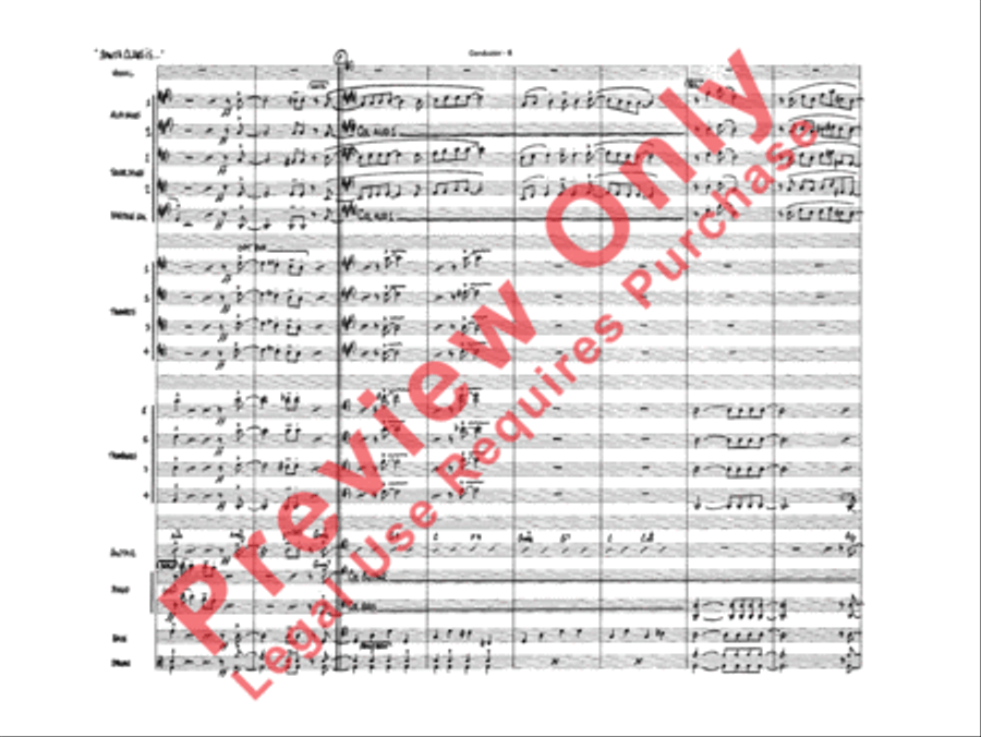 Santa Claus Is Coming to Town Jazz Ensemble scores gallery preview page 10