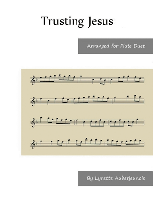 Book cover for Trusting Jesus - Flute Duet