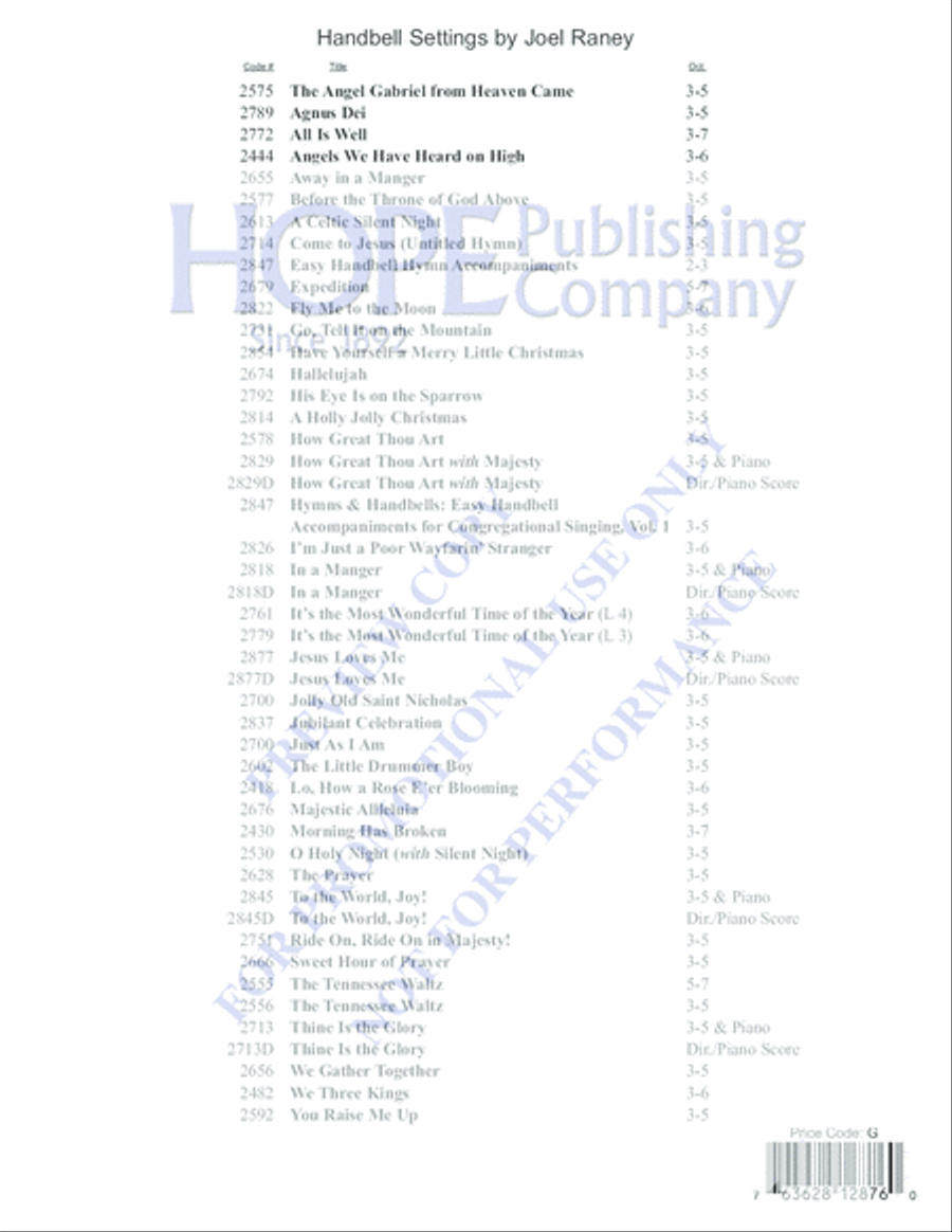 Majestic Alleluia Majestic Alleluia 5-Octaves scores gallery preview page 8