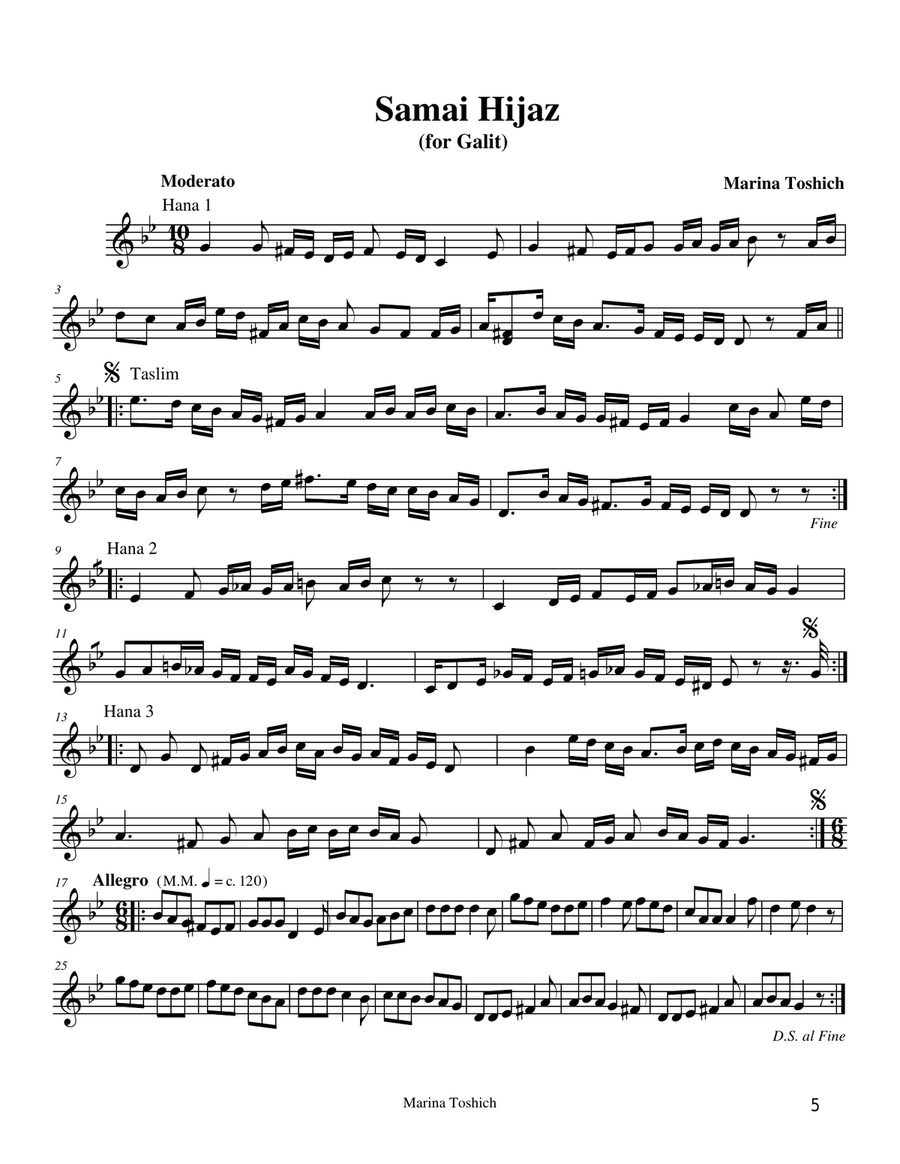 Oud In The Middle West Oud In The Middle West Lute scores gallery preview page 6