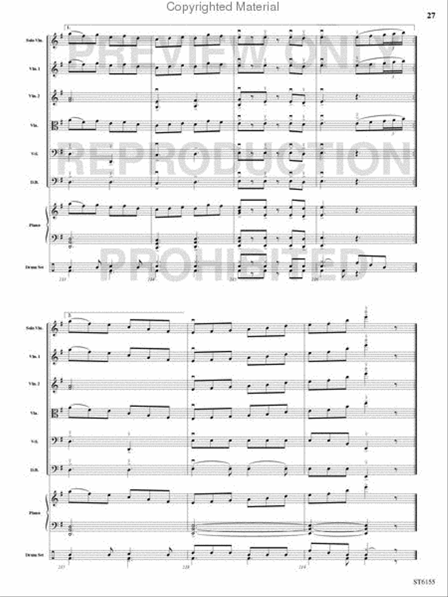 Irish Legend String Orchestra scores gallery preview page 25