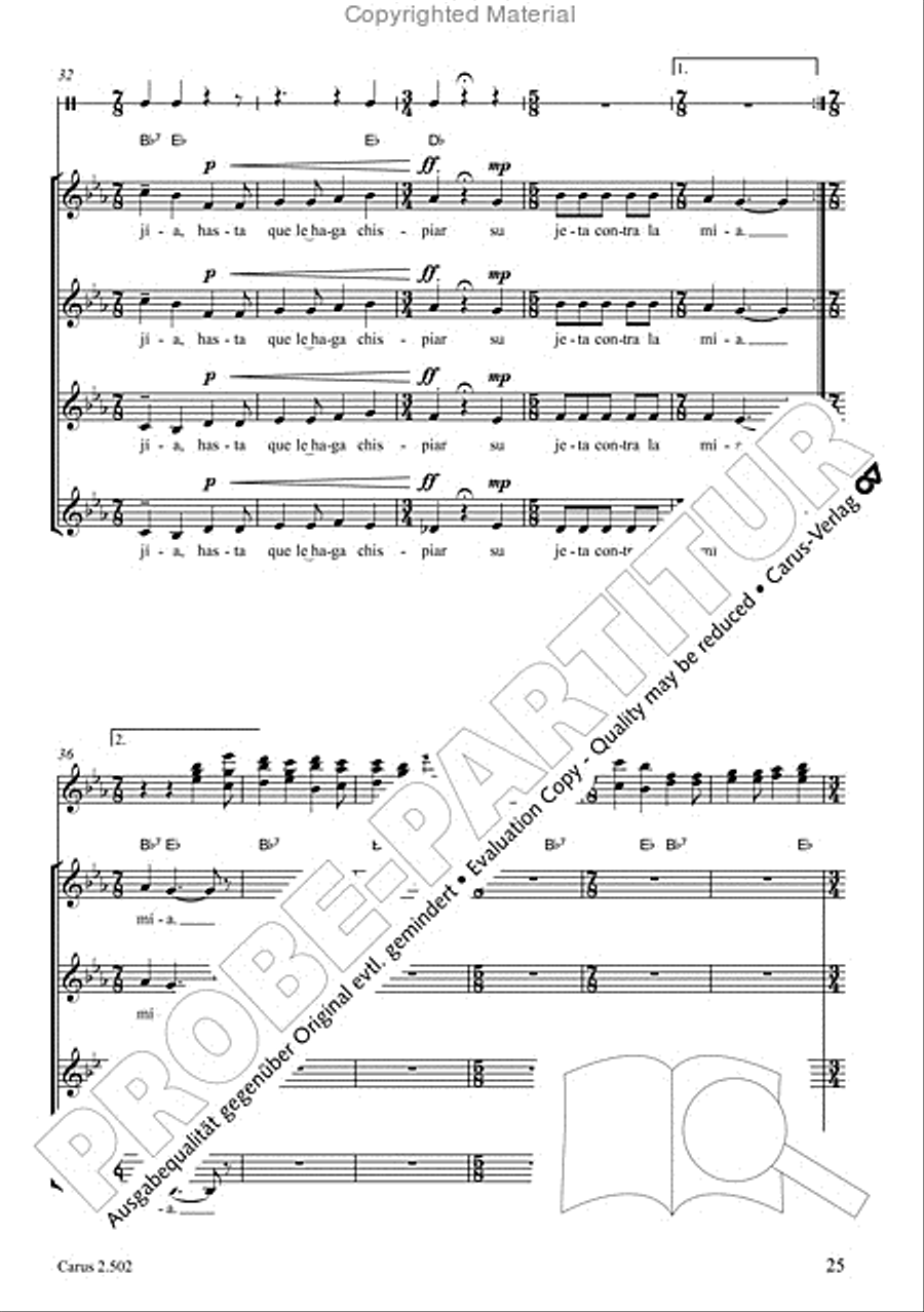 Makumbebe II. Latin American Choral Repertoire. Carmina mundi. Music + CD Choir scores gallery preview page 26