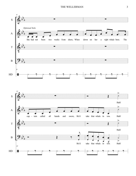 The Wellerman (Sea Shanty) (SATB) image number null