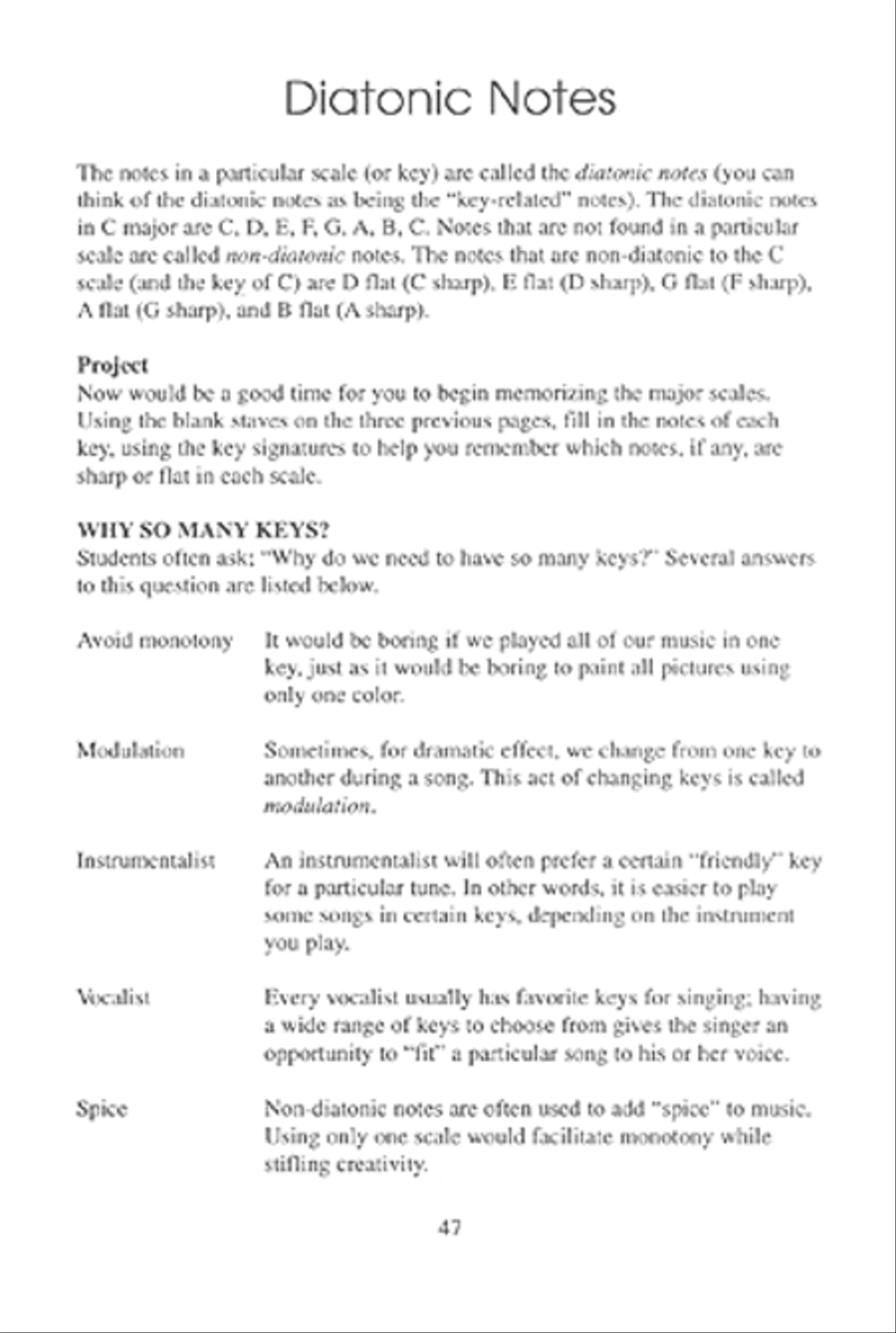 Music Theory 101 Collection / Songbook scores gallery preview page 3