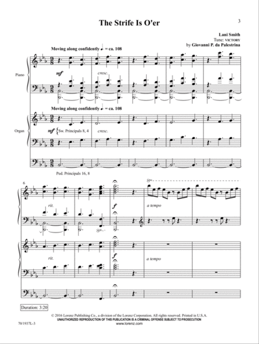 Festive Preludes for the Church Year Organ scores gallery preview page 3