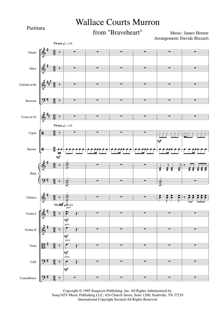 Wallace Courts Murron Large Ensemble scores gallery preview page 1