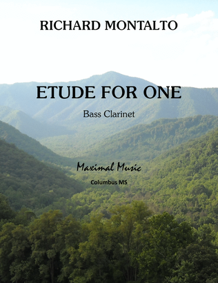 Book cover for Etude for One