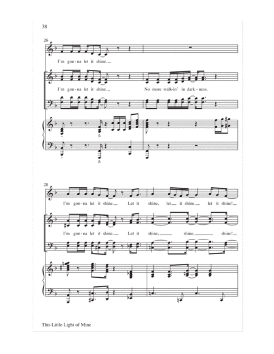 Let the Children Sing 4-Part scores gallery preview page 40