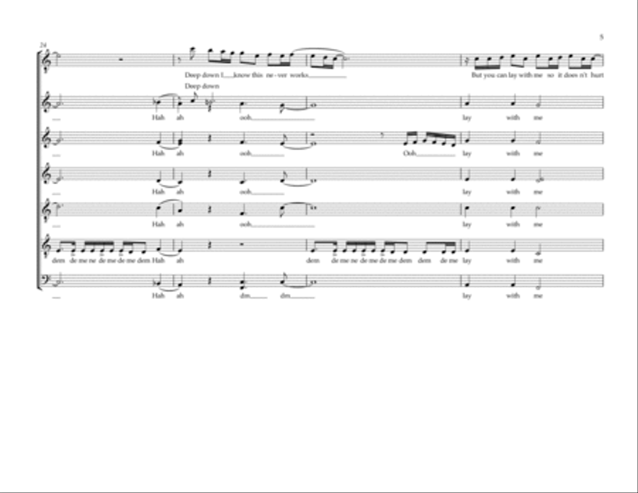 Stay With Me Divisi scores gallery preview page 5