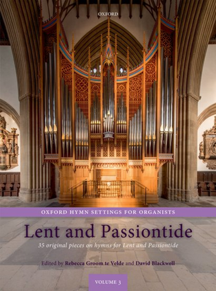 Book cover for Oxford Hymn Settings for Organists: Lent and Passiontide