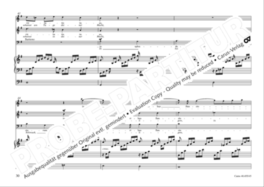 Oratorio de Noel (Weihnachtsoratorium) 4-Part scores gallery preview page 31