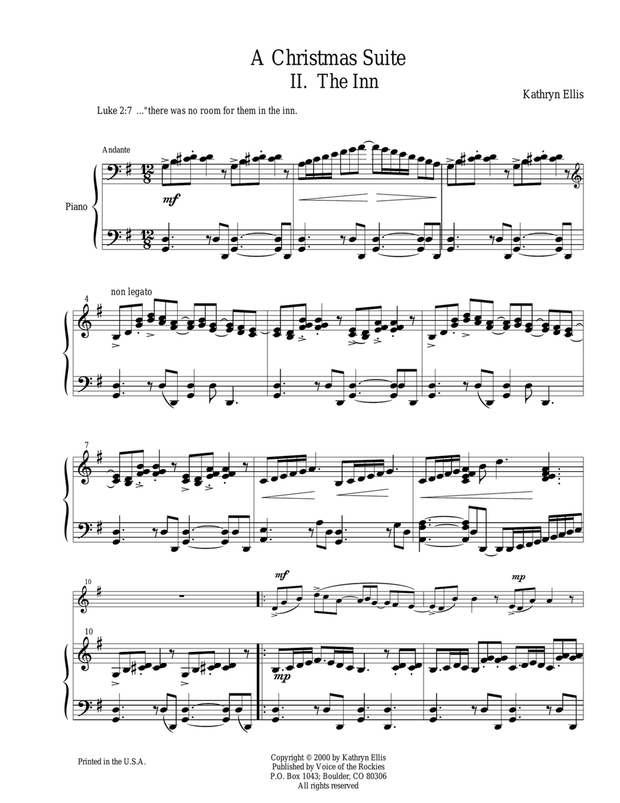 II. The Inn Woodwind Duet scores gallery preview page 1