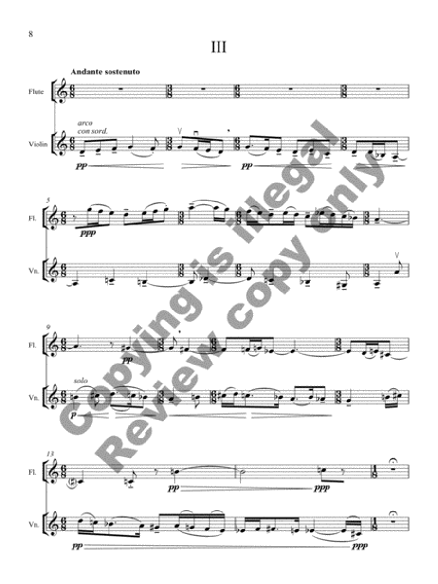 Partita Partita Flute scores gallery preview page 12