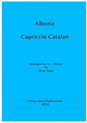 Book cover for Capriccio Catalan arr. three flutes