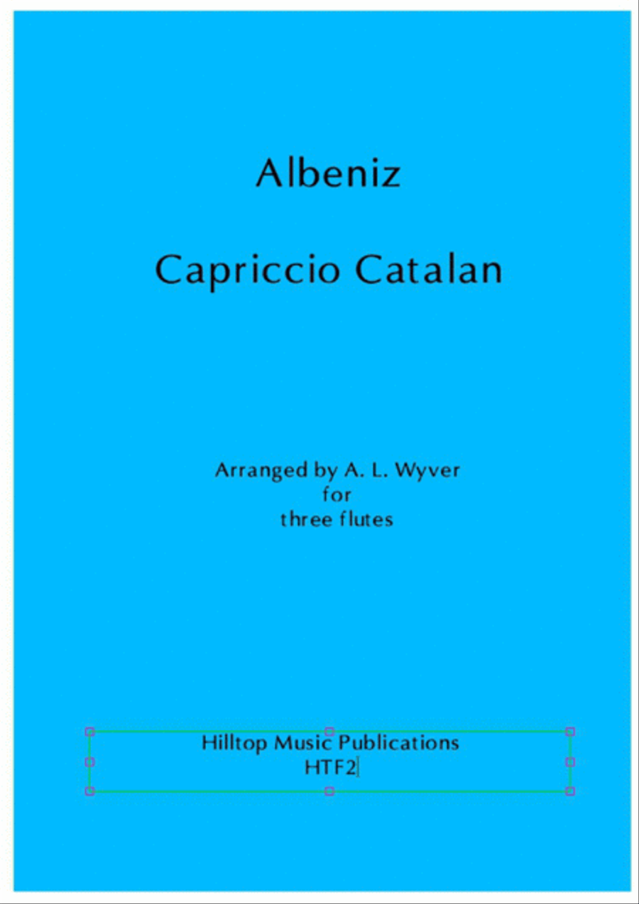 Book cover for Capriccio Catalan arr. three flutes