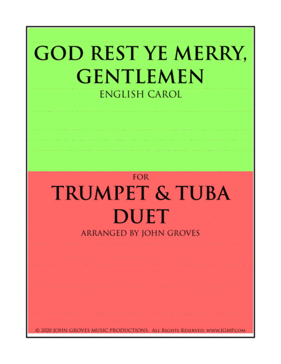 God Rest Ye Merry, Gentlemen - Trumpet & Tuba Duet image number null