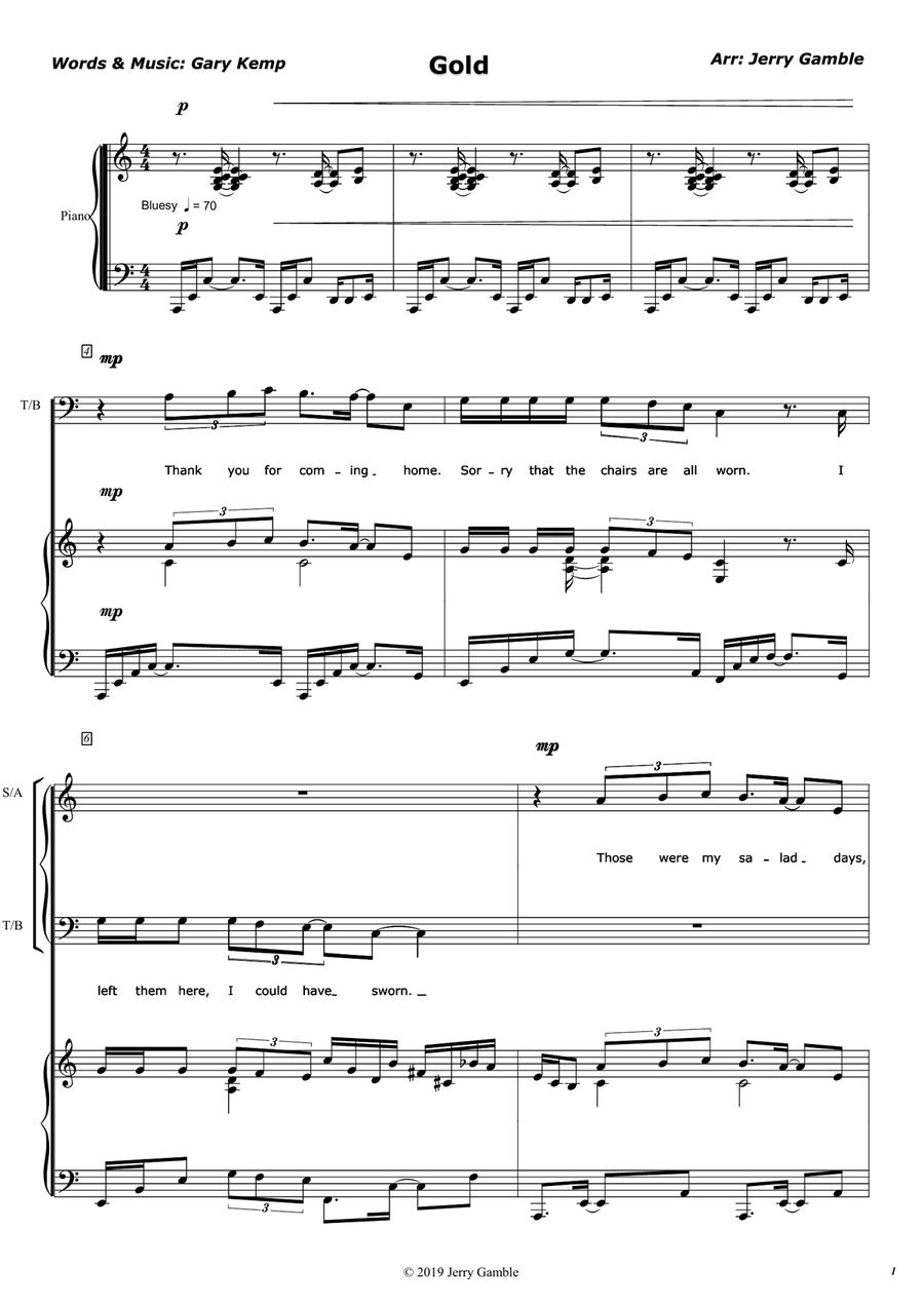 Gold 4-Part scores gallery preview page 1