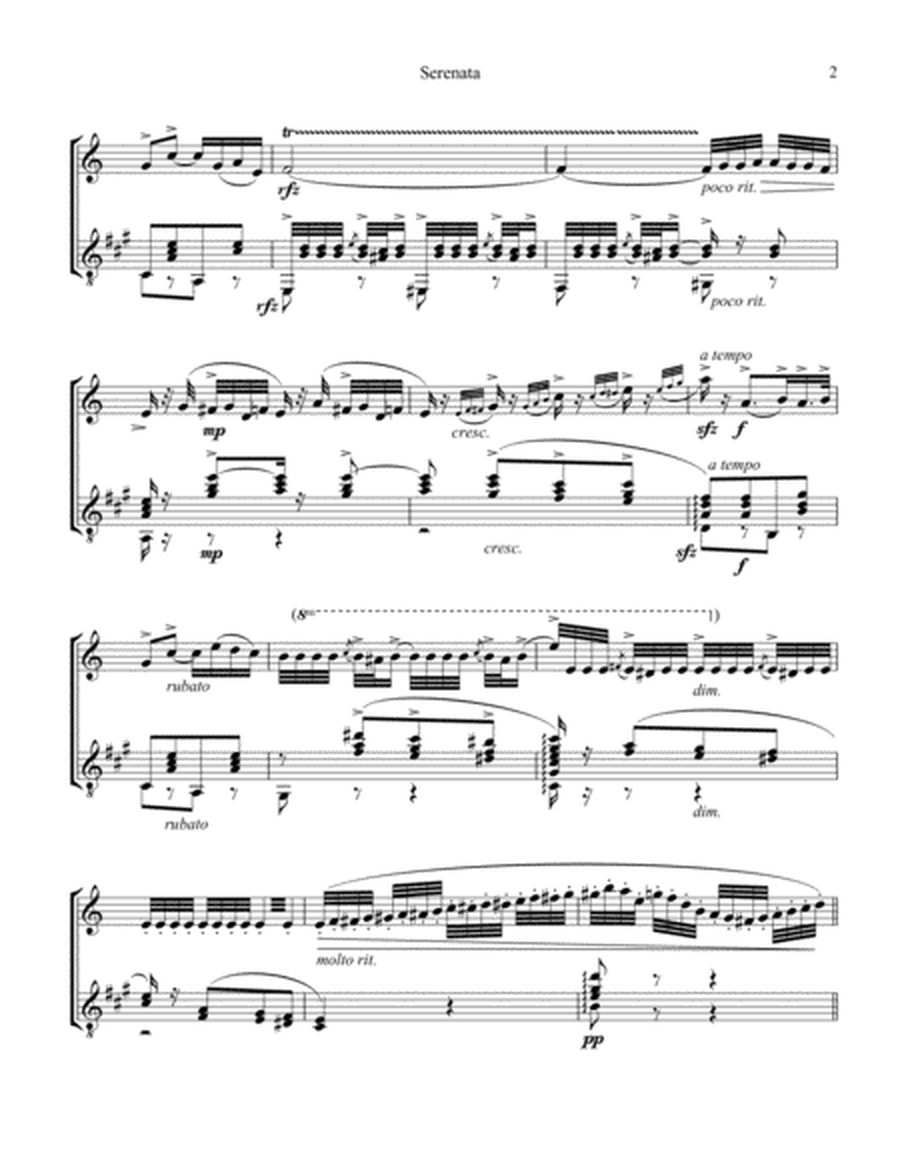 Serenata Op. 15 No. 1 for clarinet in Bb and guitar image number null