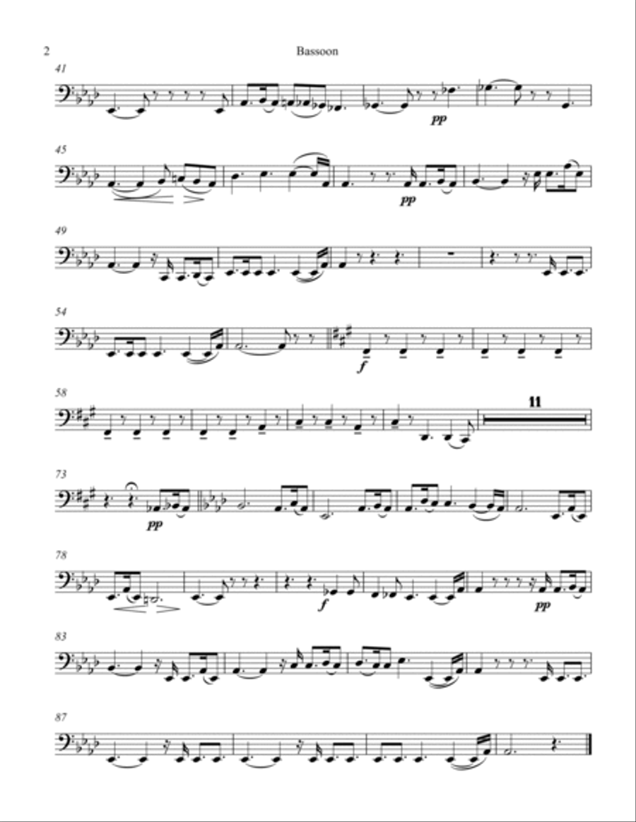 Moments Musicaux II Woodwind Quintet scores gallery preview page 2