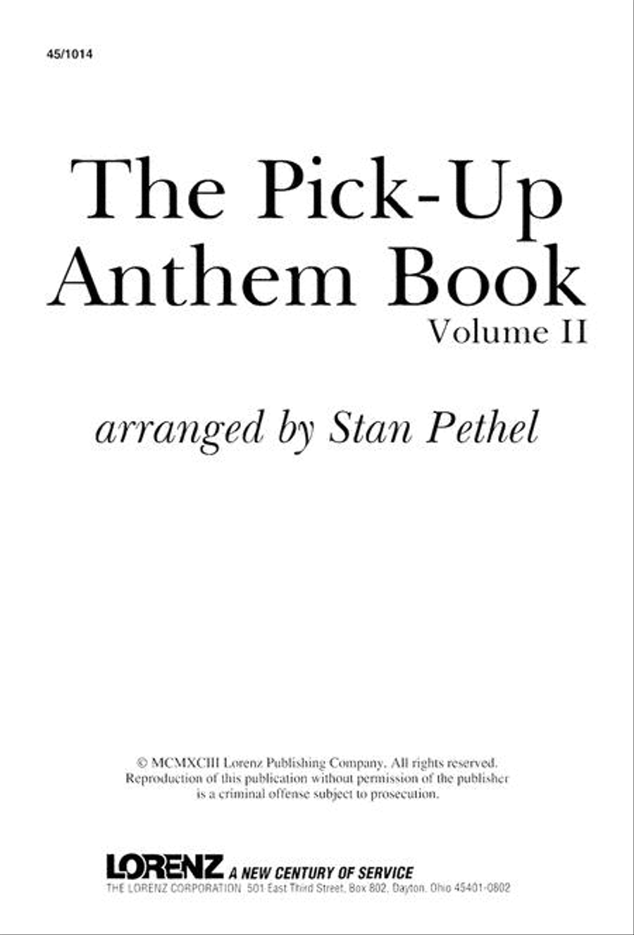 The Pick-Up Anthem Book, Vol. 2 3-Part scores gallery preview page 2