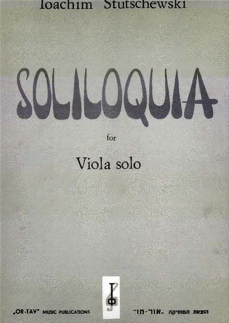 Soliloquia Viola Solo scores gallery preview page 1