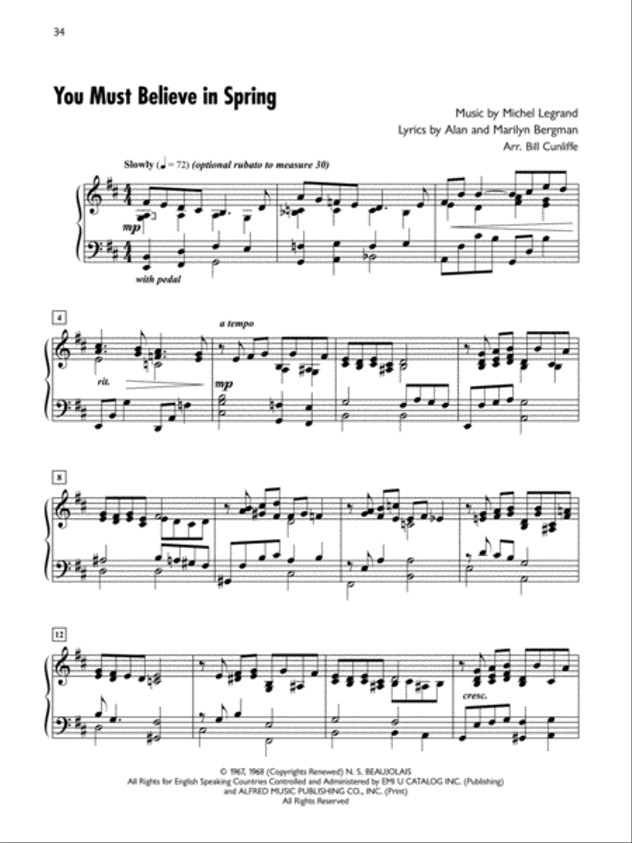 Jazz Performer -- Uniquely Familiar Piano Solo scores gallery preview page 5