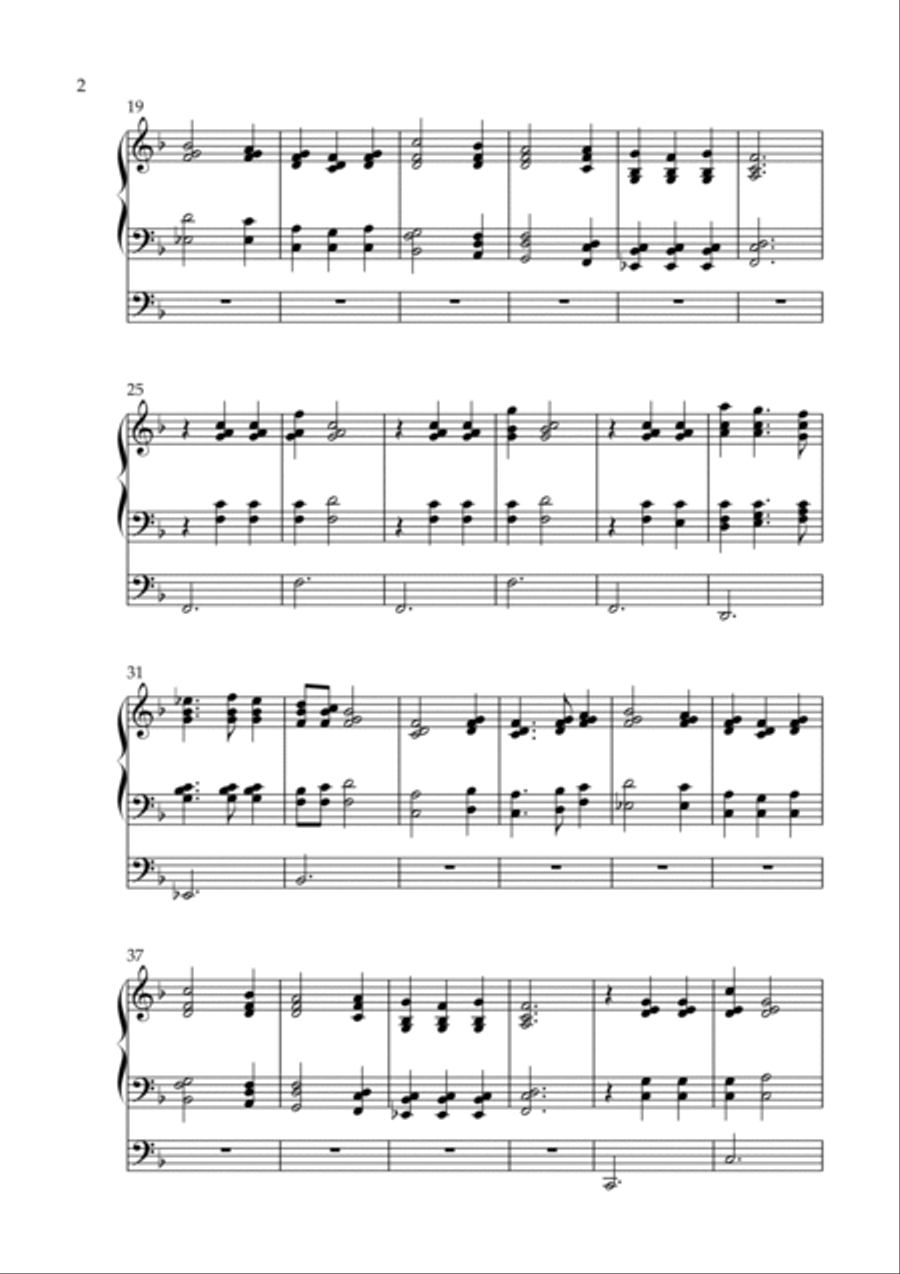 Prelude on Hyfrydol, Op. 214 (Organ Solo) by Vidas Pinkevicius Organ Solo scores gallery preview page 2