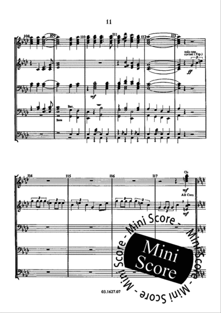 Americana West Concert Band scores gallery preview page 15