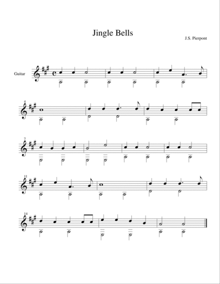 Classical guitar christmas on sale sheet music