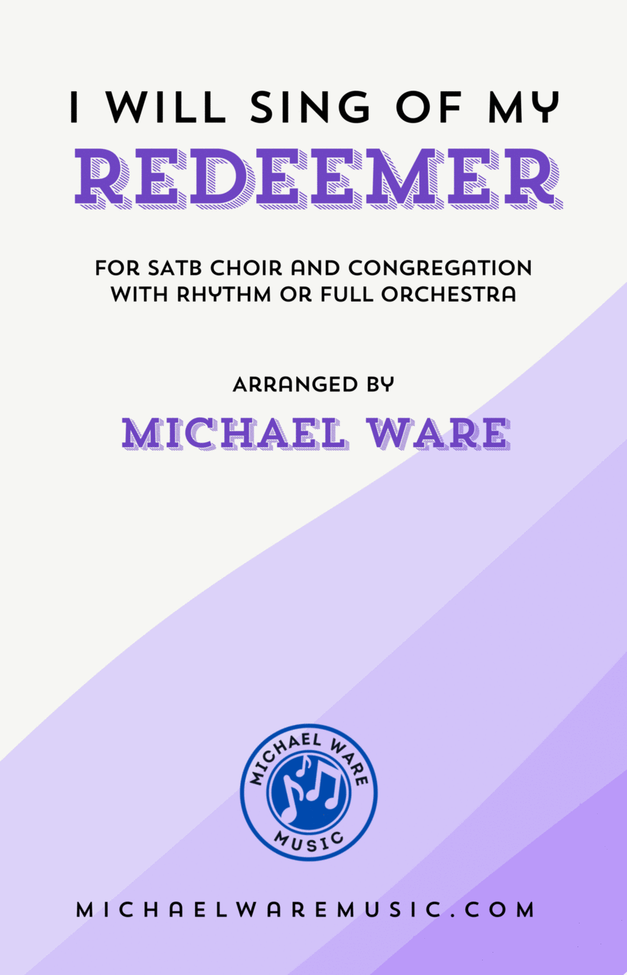 I Will Sing of My Redeemer (SATB) 4-Part scores gallery preview page 1