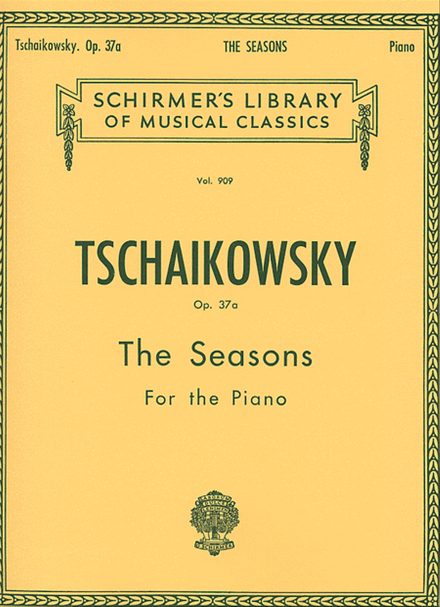 Seasons, Op. 37a Piano Solo scores gallery preview page 1