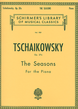 Book cover for Seasons, Op. 37a