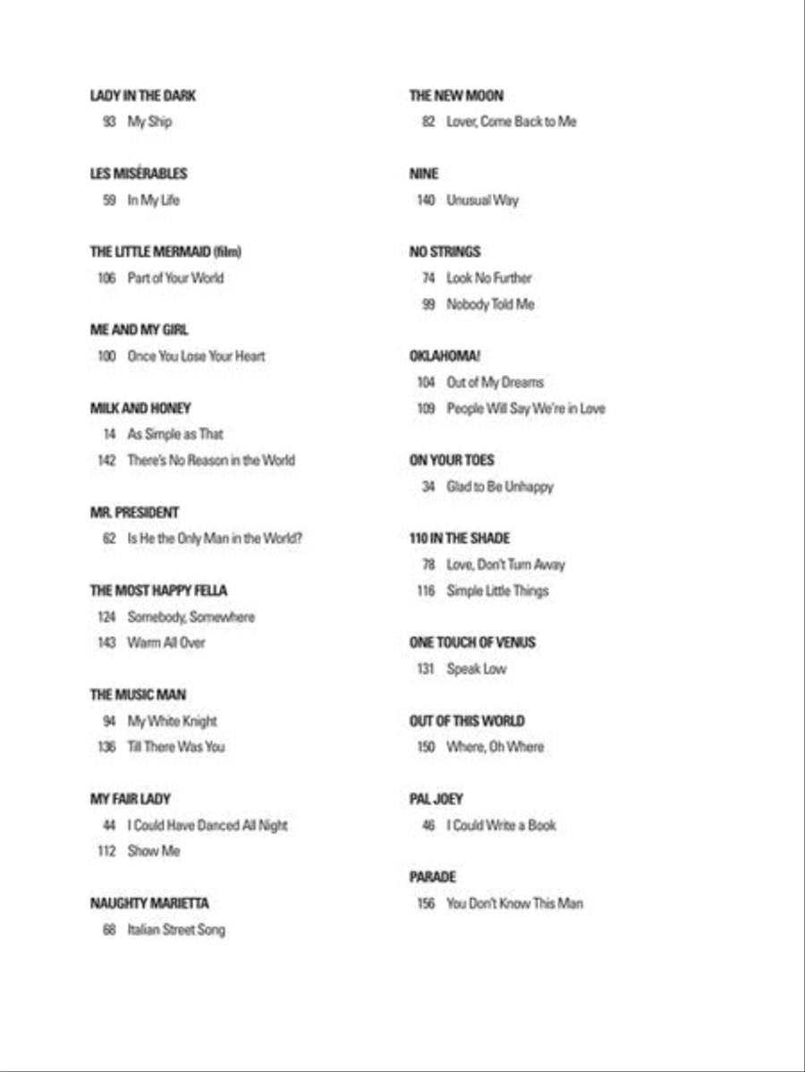 The 16-Bar Theatre Audition Soprano Voice scores gallery preview page 7
