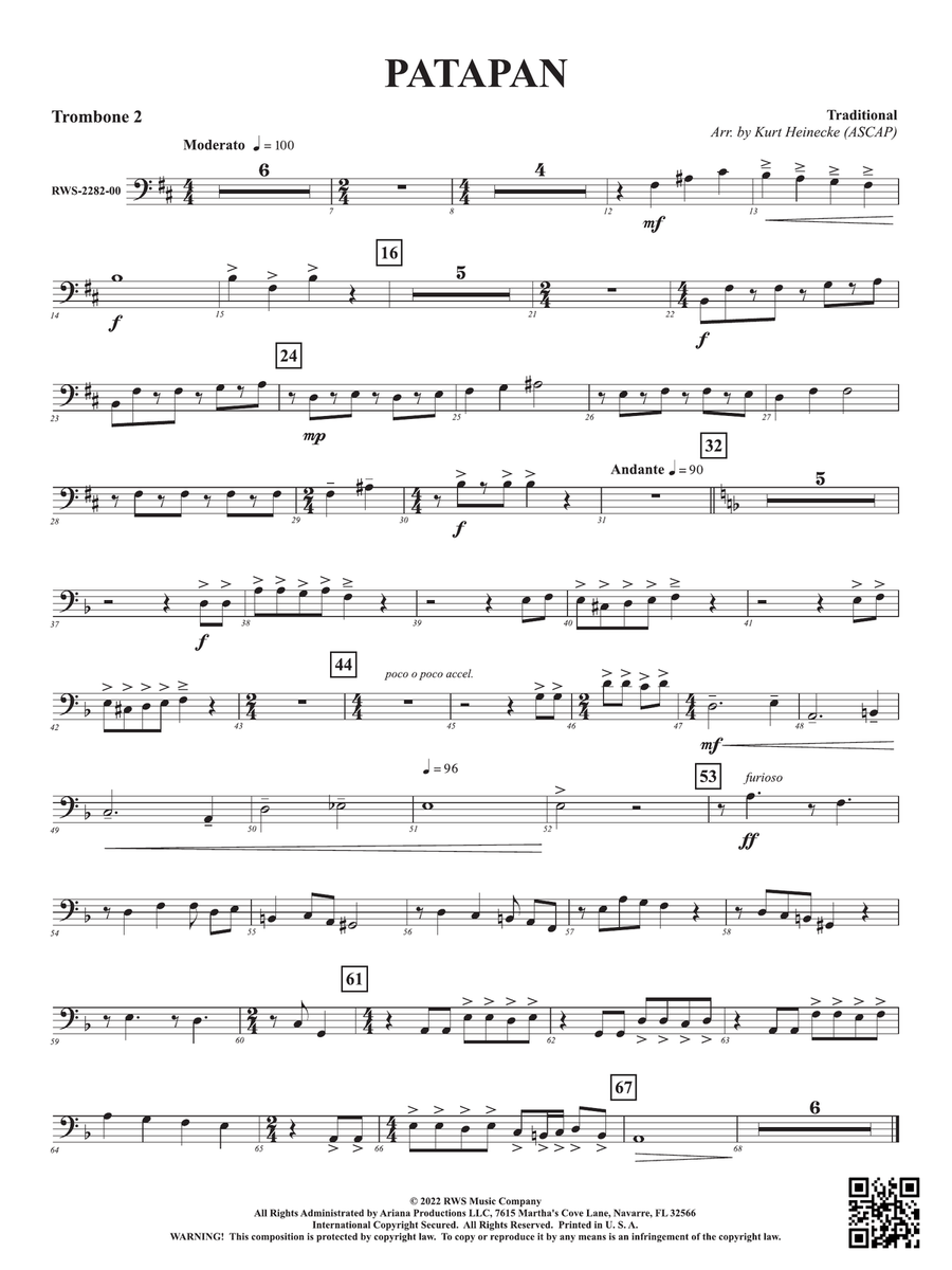 Patapan: 2nd Trombone