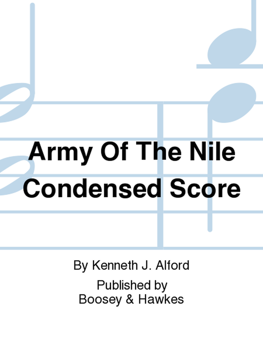 Army Of The Nile Condensed Score