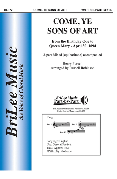 Come, Ye Sons of Art image number null