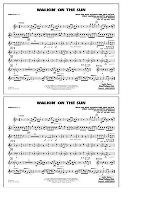 Walkin' on the Sun (arr. Paul Murtha) - Baritone T.C.