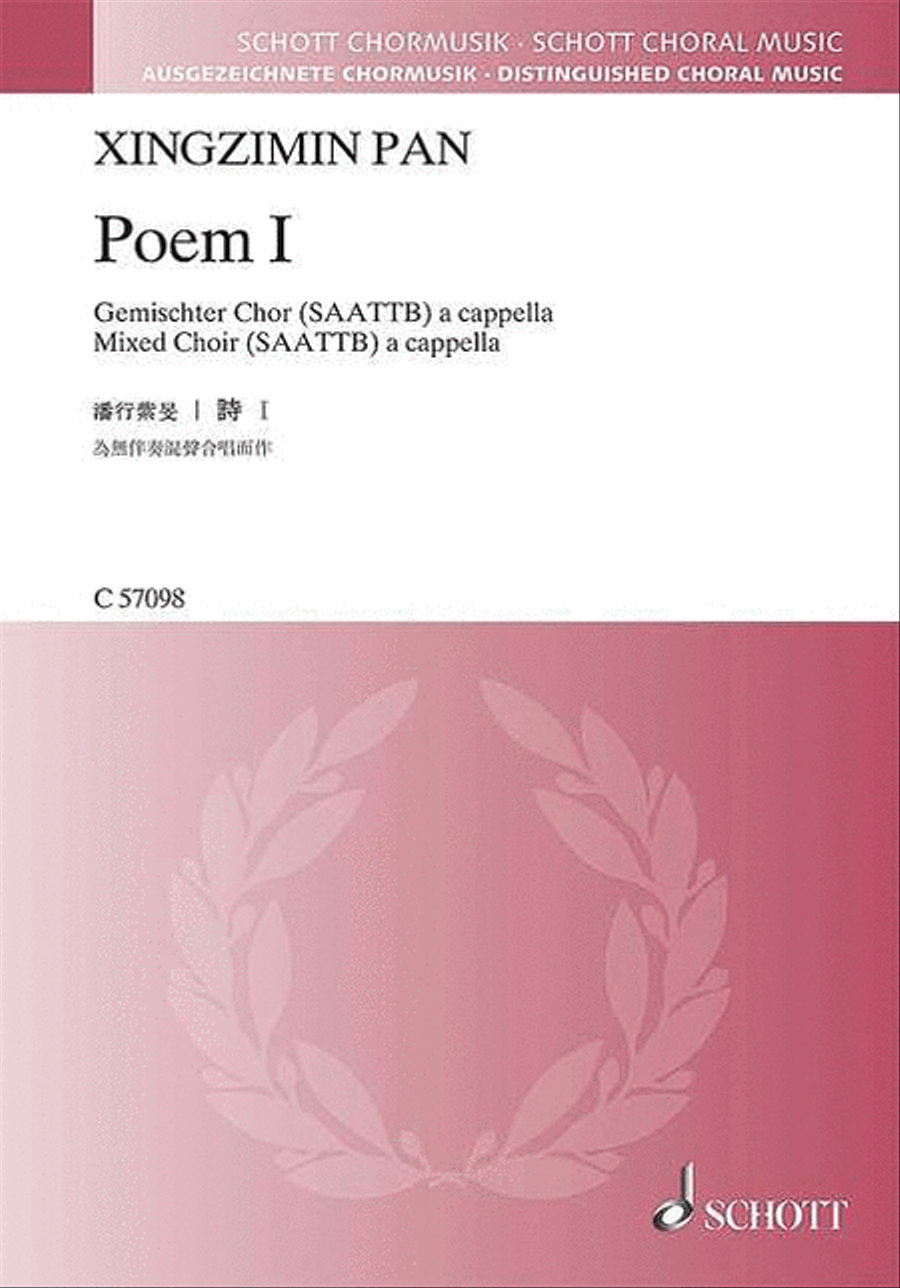 Poem I Poem I A Cappella scores gallery preview page 1