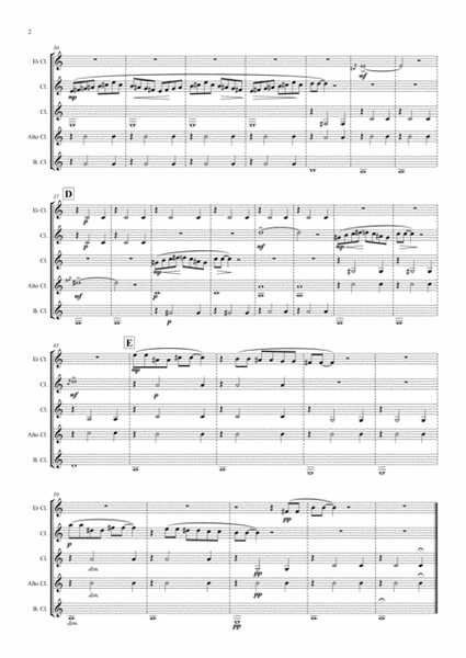 Satie: Gnossienne No.3 - clarinet quintet image number null