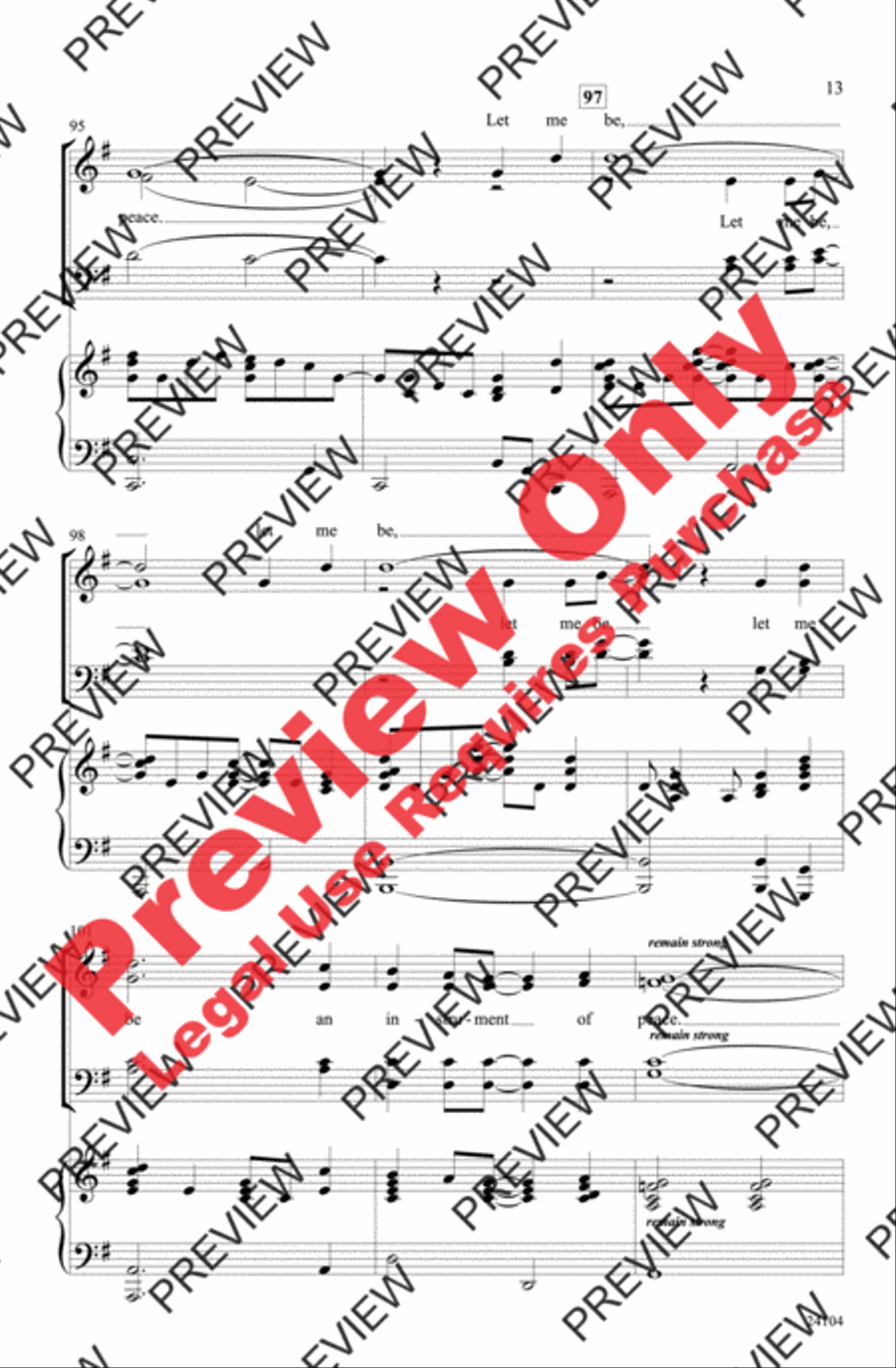 Instrument of Peace Instrument of Peace 4-Part scores gallery preview page 12
