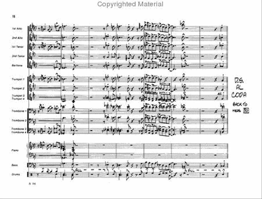 Storm Warning Storm Warning Jazz Ensemble scores gallery preview page 17