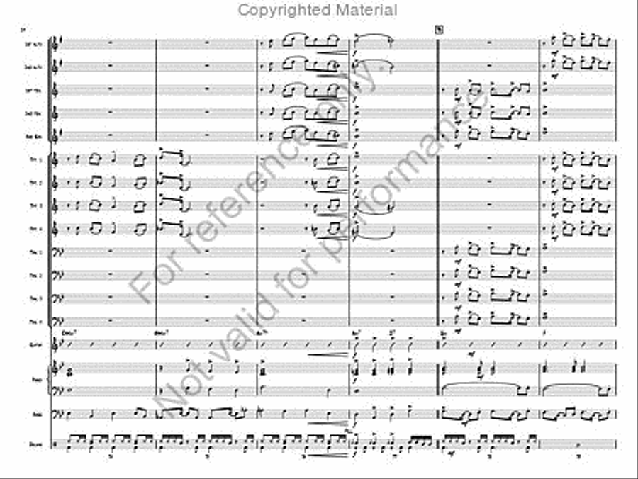 Mucho Macho Jazz Ensemble scores gallery preview page 13