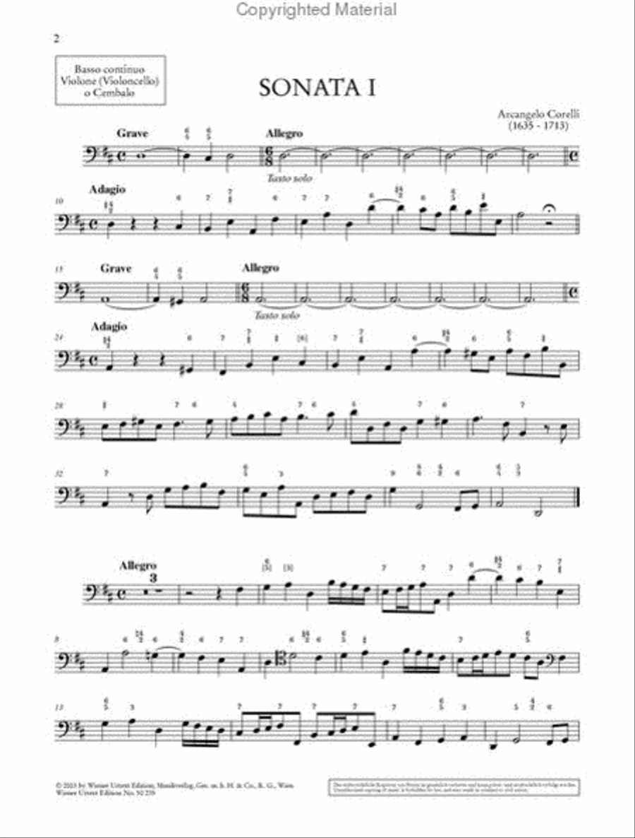 Violin Sonatas, Op. 5 - Volume 1 Violin scores gallery preview page 3